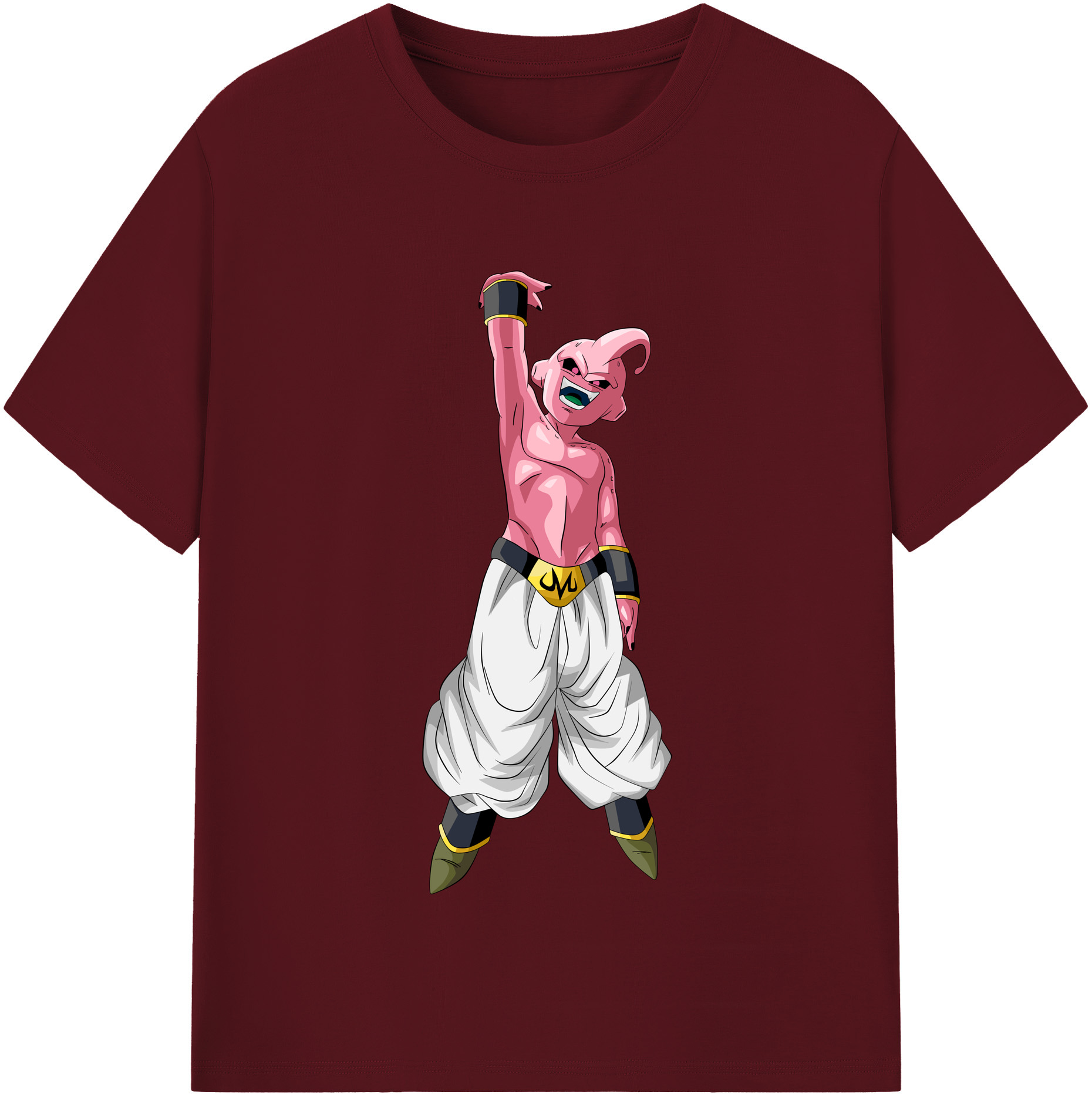 （画像用） ドラゴンボール 魔人ブウ DRAGON BALL Majin Buu 綿100％半袖Tシャツ（フロントプリント）